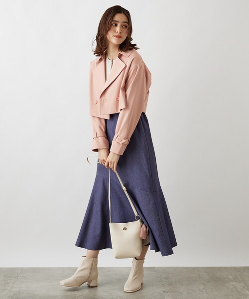 grove（グローブ）の「◆【S-3L】3WAY トレンチコート（トレンチコート・レディース・ベージュ/ブラウン系その他/ピンク系・01/02/03/04/05）」の6枚目の写真