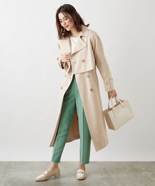 grove（グローブ）の「◆【S-3L】3WAY トレンチコート（トレンチコート・レディース・ベージュ/ブラウン系その他/ピンク系・01/02/03/04/05）」の11枚目の写真