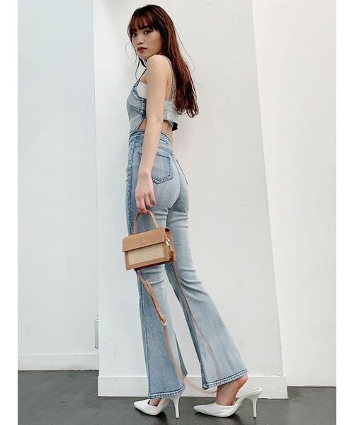 GYDA（ジェイダ）の「2WAYmix materialミニBAG（ハンドバッグ・レディース・ブラック/ベージュ・FREE）」の5枚目の写真