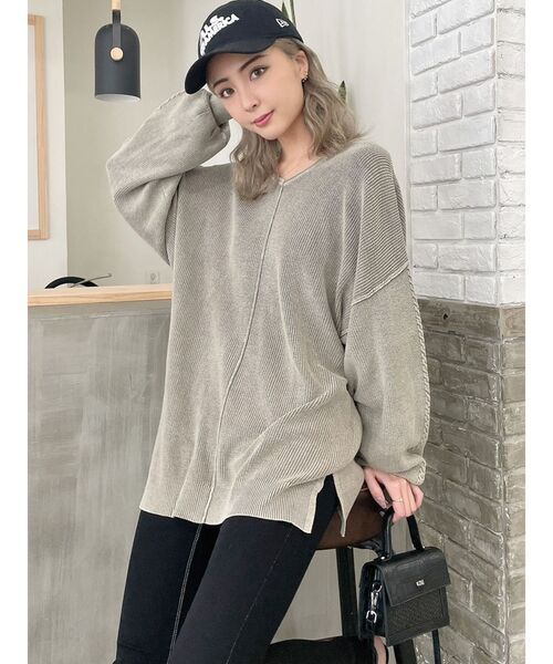 GYDA（ジェイダ）の「2WAYmix materialミニBAG（ハンドバッグ・レディース・ブラック/ベージュ・FREE）」の7枚目の写真