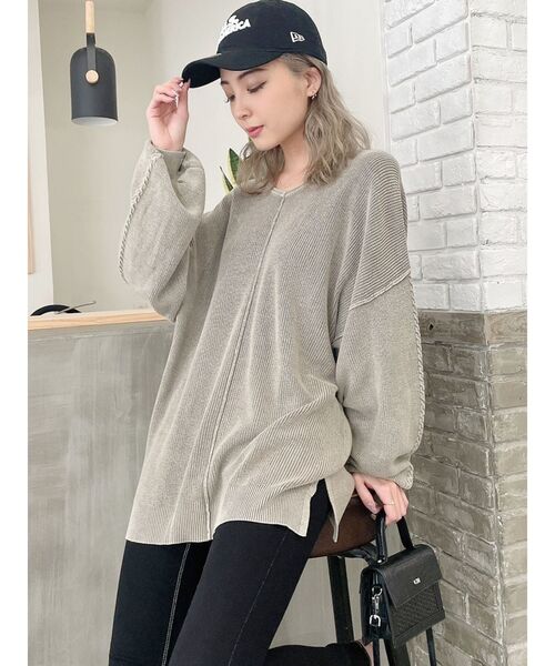 GYDA（ジェイダ）の「2WAYmix materialミニBAG（ハンドバッグ・レディース・ブラック/ベージュ・FREE）」の8枚目の写真