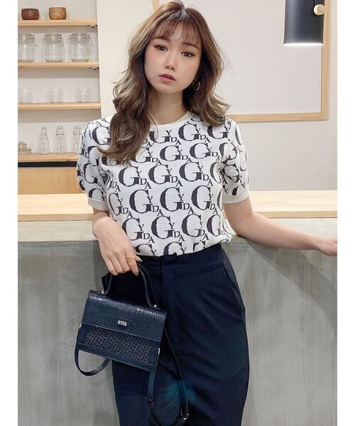 GYDA（ジェイダ）の「2WAYmix materialミニBAG（ハンドバッグ・レディース・ブラック/ベージュ・FREE）」の14枚目の写真