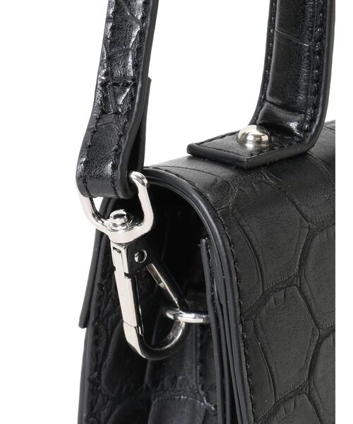 GYDA（ジェイダ）の「2WAYmix materialミニBAG（ハンドバッグ・レディース・ブラック/ベージュ・FREE）」の19枚目の写真