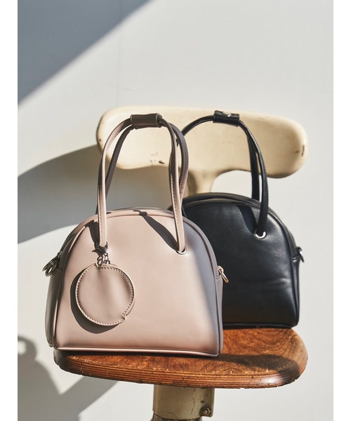 dazzlin（ダズリン）の「ミニボストンハンドバッグ（ハンドバッグ・レディース・イエロー/ブラック/ベージュ・FREE）」の2枚目の写真