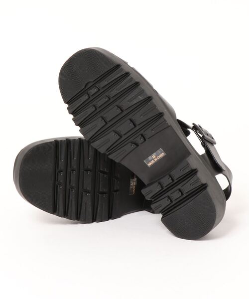 RODEO CROWNS WIDE BOWL（ロデオクラウンズワイドボウル）の「グルカサンダル（サンダル・レディース・ブラック/アイボリー・MEDIUM/LARGE）」の4枚目の写真