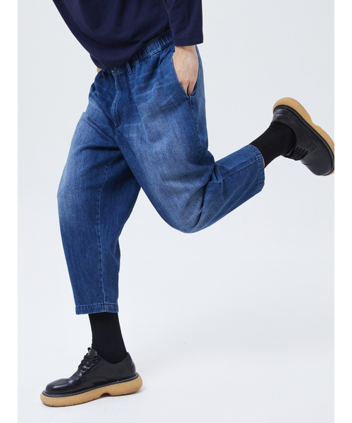 GAP(ギャップ)の「FREE&FLOW リラックス クロップド パンツ(デニムパンツ・メンズ・インディゴブルー・S/M/L/XS/XL)」の11枚目の写真