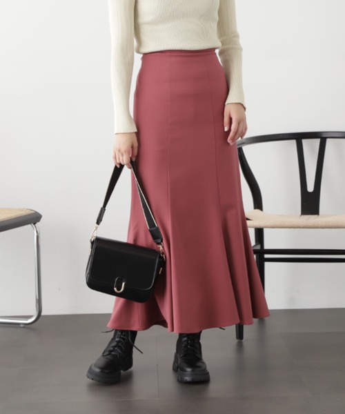 FREE'S MART（フリーズマート）の「カラーマーメイドスカート（スカート・レディース・ブラウン/イエロー/ライトベージュ/ブラック/ピンク系その他/ブルーグリーン・マルチサイズ）」の6枚目の写真