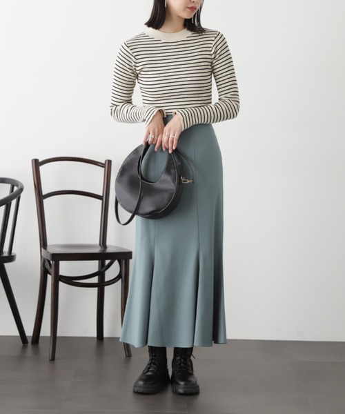 FREE'S MART（フリーズマート）の「カラーマーメイドスカート（スカート・レディース・ブラウン/イエロー/ライトベージュ/ブラック/ピンク系その他/ブルーグリーン・マルチサイズ）」の21枚目の写真