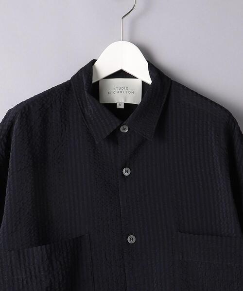 STUDIO NICHOLSON（スタジオニコルソン）の「＜STUDIO NICHOLSON（スタジオ ニコルソン）＞ HANS/シャツ■■■（シャツ/ブラウス・メンズ・ネイビー・S/M）」の3枚目の写真