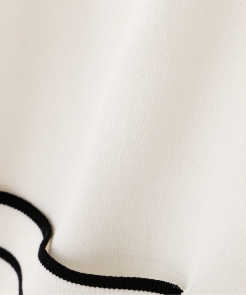 PROPORTION BODY DRESSING（プロポーションボディドレッシング）の「【美人百花5月号掲載 】「ＬＥＮＺＩＮＧ　ＥＣＯＶＥＲＯ」繊維混チュニックカーディガン / 1212174403（カーディガン/ボレロ・レディース・ホワイト/ブルー/ブラック・FREE）」の5枚目の写真