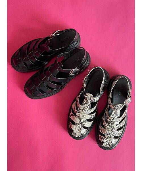 MURUA（ムルーア）の「モードグルカサンダル（サンダル・レディース・ブラック/その他1・35/36/37）」の3枚目の写真