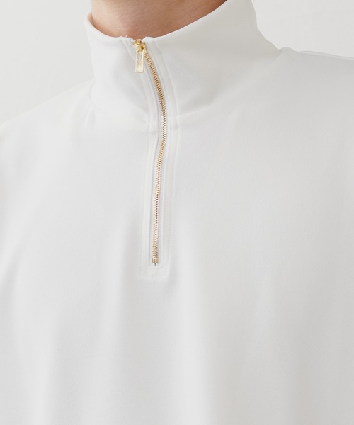 Lui's（ルイス）の「ハーフZIPカットソー（Tシャツ/カットソー・メンズ・ブラック/ホワイト・SMALL/MEDIUM）」の18枚目の写真