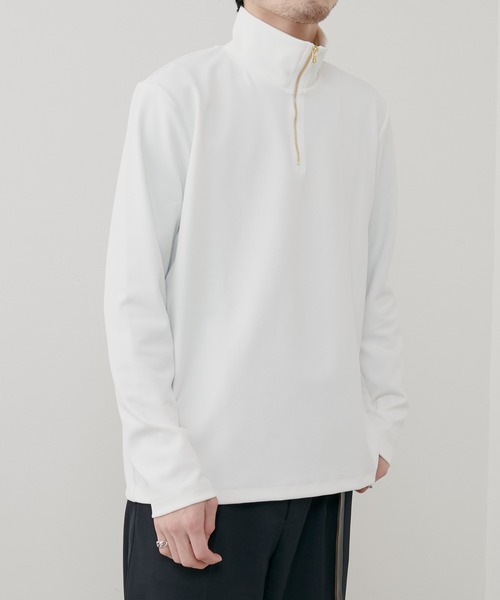 Lui's（ルイス）の「ハーフZIPカットソー（Tシャツ/カットソー・メンズ・ブラック/ホワイト・SMALL/MEDIUM）」の12枚目の写真