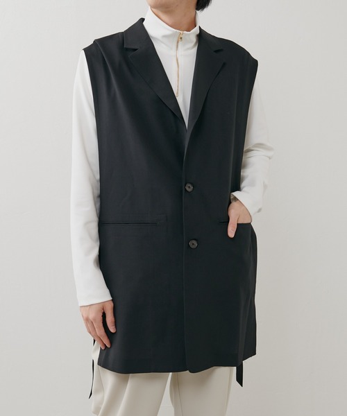 Lui's（ルイス）の「ハーフZIPカットソー（Tシャツ/カットソー・メンズ・ブラック/ホワイト・SMALL/MEDIUM）」の10枚目の写真