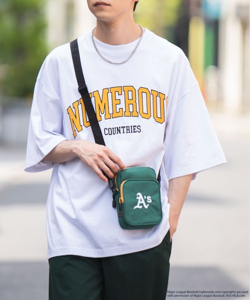 WEGO（ウィゴー）の「∴WEGO/MLB別注 刺繍ミニショルダーバッグ（ショルダーバッグ・メンズ・その他1/その他2/その他3/その他4・FREE）」の4枚目の写真
