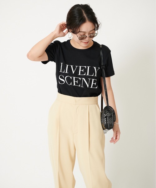 U by SPICK&SPAN（ユーバイスピックアンドスパン）の「ロゴTEEシャツ◆（Tシャツ/カットソー・レディース・ホワイト/ブラック・FREE）」の10枚目の写真