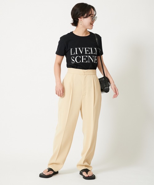 U by SPICK&SPAN（ユーバイスピックアンドスパン）の「ロゴTEEシャツ◆（Tシャツ/カットソー・レディース・ホワイト/ブラック・FREE）」の12枚目の写真
