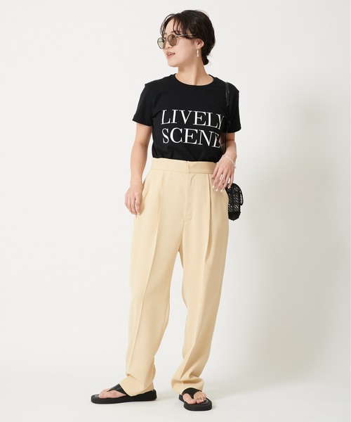 U by SPICK&SPAN（ユーバイスピックアンドスパン）の「ロゴTEEシャツ◆（Tシャツ/カットソー・レディース・ホワイト/ブラック・FREE）」の13枚目の写真