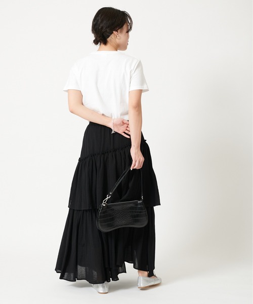 U by SPICK&SPAN（ユーバイスピックアンドスパン）の「ロゴTEEシャツ◆（Tシャツ/カットソー・レディース・ホワイト/ブラック・FREE）」の19枚目の写真