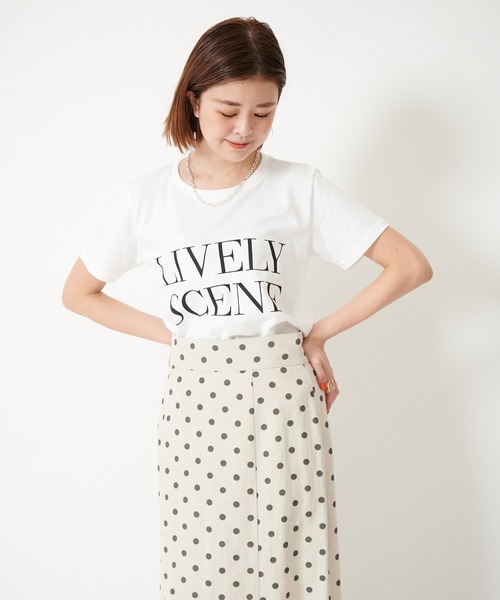 U by SPICK&SPAN（ユーバイスピックアンドスパン）の「ロゴTEEシャツ◆（Tシャツ/カットソー・レディース・ホワイト/ブラック・FREE）」の21枚目の写真