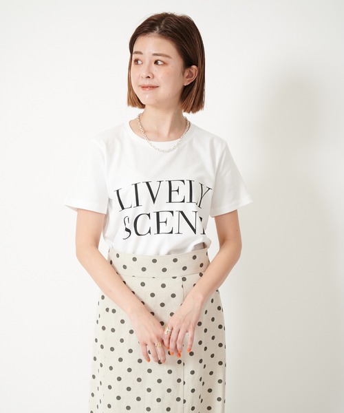 U by SPICK&SPAN（ユーバイスピックアンドスパン）の「ロゴTEEシャツ◆（Tシャツ/カットソー・レディース・ホワイト/ブラック・FREE）」の22枚目の写真