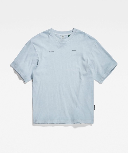 G-STAR（ジースター）の「UNISEX BOXY BASE GD T-SHIRT/オーバーサイズ/ユニセックス（Tシャツ/カットソー・メンズ・ライトブルー/ライトグリーン/イエロー・SMALL/MEDIUM/LARGE/X-LARGE/X-SMALL）」の14枚目の写真