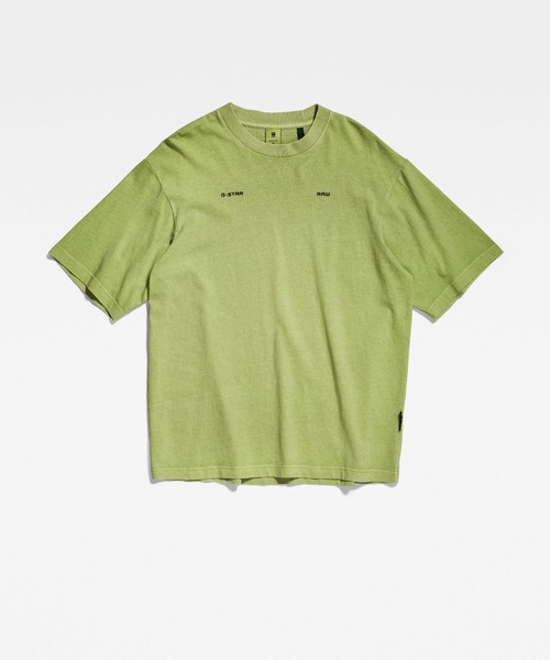 G-STAR（ジースター）の「UNISEX BOXY BASE GD T-SHIRT/オーバーサイズ/ユニセックス（Tシャツ/カットソー・メンズ・ライトブルー/ライトグリーン/イエロー・SMALL/MEDIUM/LARGE/X-LARGE/X-SMALL）」の12枚目の写真