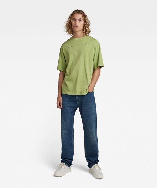 G-STAR（ジースター）の「UNISEX BOXY BASE GD T-SHIRT/オーバーサイズ/ユニセックス（Tシャツ/カットソー・メンズ・ライトブルー/ライトグリーン/イエロー・SMALL/MEDIUM/LARGE/X-LARGE/X-SMALL）」の7枚目の写真