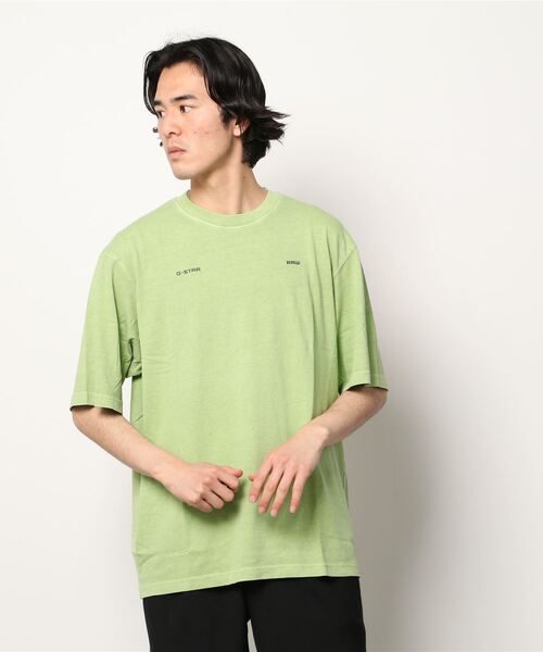 G-STAR（ジースター）の「UNISEX BOXY BASE GD T-SHIRT/オーバーサイズ/ユニセックス（Tシャツ/カットソー・メンズ・ライトブルー/ライトグリーン/イエロー・SMALL/MEDIUM/LARGE/X-LARGE/X-SMALL）」の16枚目の写真