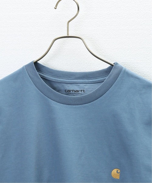 Carhartt（カーハート）の「【CARHARTT / カーハート】  CHASE T-SHIRT（Tシャツ/カットソー・メンズ・ブラック/アイボリー/ブルー系その他/ライトグリーン・MEDIUM/LARGE）」の6枚目の写真