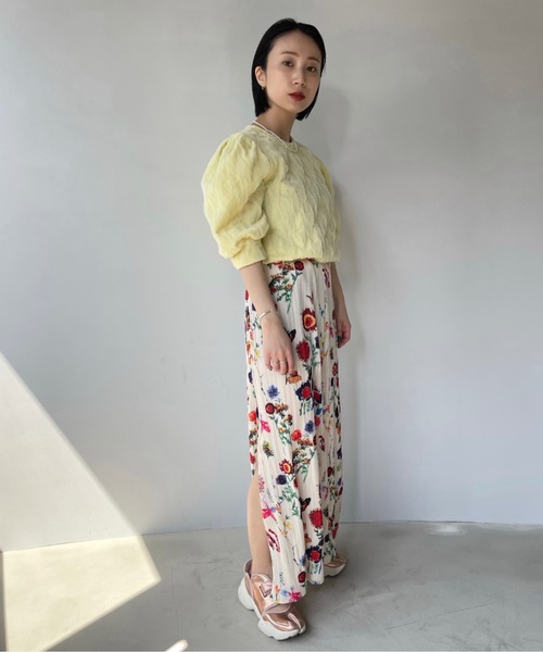 SANSeLF(サンセルフ)の「パフスリーブトップス【SANSeLF】sanw22s053(その他トップス・レディース・ホワイト/ピンク/ライトイエロー・FREE)」の13枚目の写真