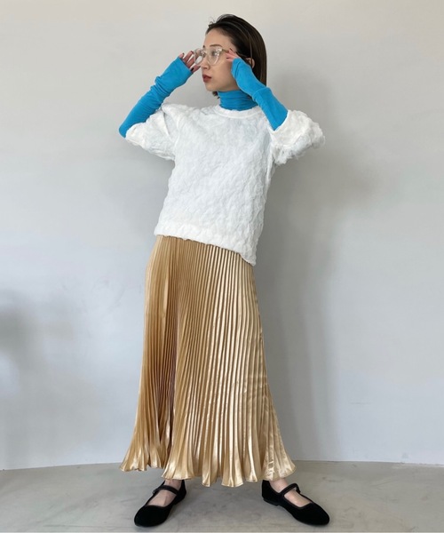 SANSeLF(サンセルフ)の「パフスリーブトップス【SANSeLF】sanw22s053(その他トップス・レディース・ホワイト/ピンク/ライトイエロー・FREE)」の15枚目の写真