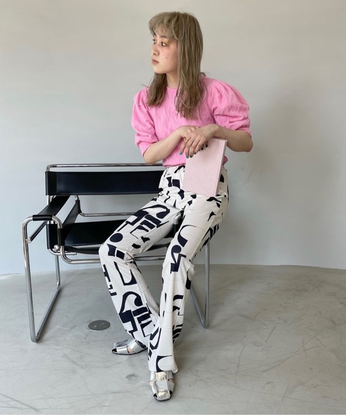 SANSeLF(サンセルフ)の「パフスリーブトップス【SANSeLF】sanw22s053(その他トップス・レディース・ホワイト/ピンク/ライトイエロー・FREE)」の16枚目の写真