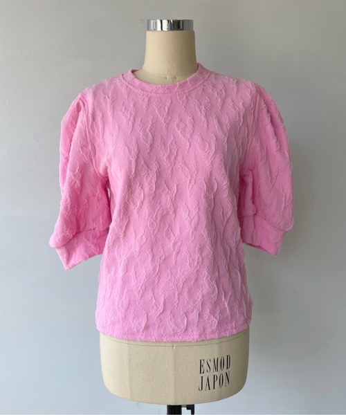 SANSeLF(サンセルフ)の「パフスリーブトップス【SANSeLF】sanw22s053(その他トップス・レディース・ホワイト/ピンク/ライトイエロー・FREE)」の12枚目の写真