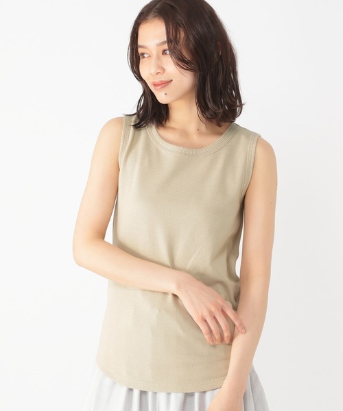 studio CLIP(スタディオクリップ)の「ポコポコカットタンクトップ(タンクトップ・レディース・ベージュ/オフホワイト/ブルー/その他1・MEDIUM/LARGE)」の3枚目の写真