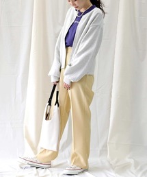 HONEYSUCKLE ROSE | 【HONEYSUCKLE ROSE】テレコスナップカーディガン(カーディガン/ボレロ)