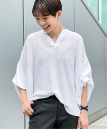 AP STUDIO | 【CaRouseLamBRa / ケラウズランブラ】スキッパードルマンスリーブプルオーバー(Tシャツ/カットソー)