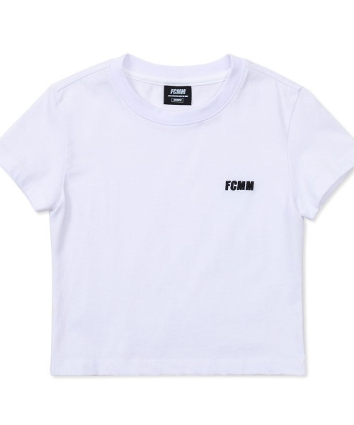 FCMM(エフシーエムエム)の「WOMENS SHORT-SLEEVE CROP T-SHIRT/ウーマンショートスリーブクロップTシャツ(シャツ/ブラウス・レディース・ホワイト/ブラック・SMALL/MEDIUM)」の5枚目の写真