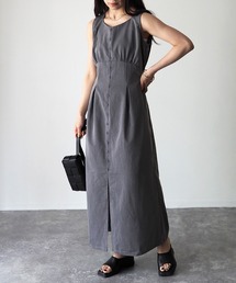 Riberry | ダイヤネックノースリーブワンピース(ワンピース)