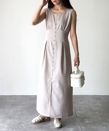 Riberry | ダイヤネックノースリーブワンピース(ワンピース)