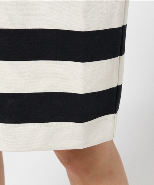 earth music&ecology（アースミュージックアンドエコロジー）の「ポンチボーダーワンピース（ワンピース・レディース・アイボリー/杢グレー/ダークブルー・SMALL/MEDIUM）」の11枚目の写真