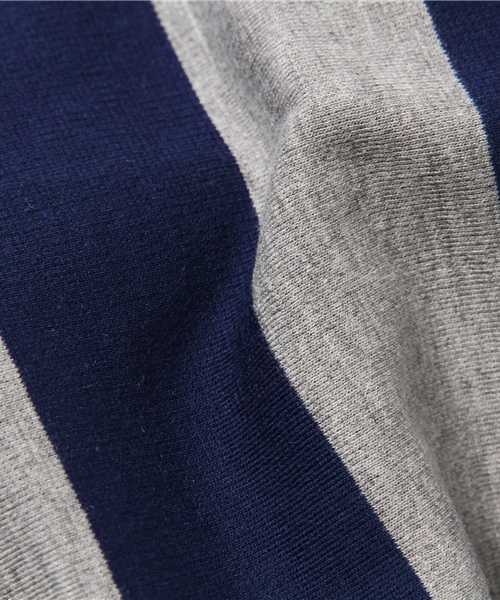 earth music&ecology（アースミュージックアンドエコロジー）の「ポンチボーダーワンピース（ワンピース・レディース・アイボリー/杢グレー/ダークブルー・SMALL/MEDIUM）」の13枚目の写真