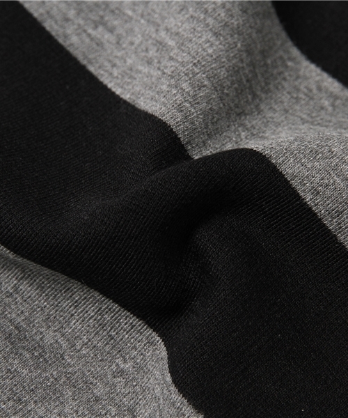 earth music&ecology（アースミュージックアンドエコロジー）の「ポンチボーダーワンピース（ワンピース・レディース・アイボリー/杢グレー/ダークブルー・SMALL/MEDIUM）」の14枚目の写真