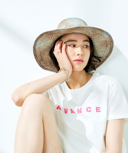 NOLLEY’S Sophi（ノーリーズソフィ）の「ロゴプリントTシャツ（Tシャツ/カットソー・レディース・ブラック/グリーン/ホワイト系その他4/ホワイト系その他5・38）」の3枚目の写真