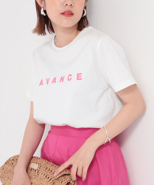 NOLLEY’S Sophi（ノーリーズソフィ）の「ロゴプリントTシャツ（Tシャツ/カットソー・レディース・ブラック/グリーン/ホワイト系その他4/ホワイト系その他5・38）」の13枚目の写真