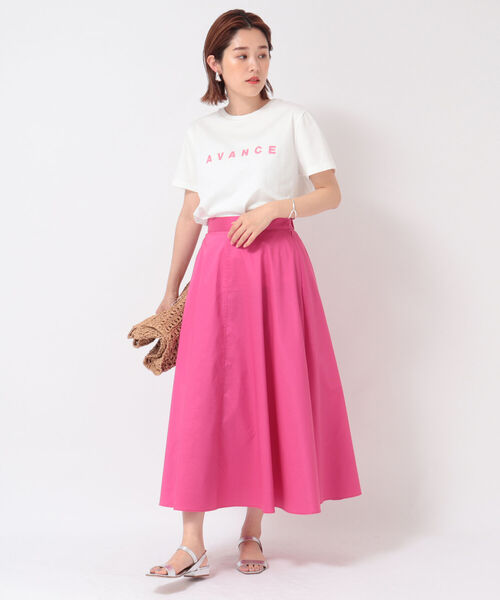 NOLLEY’S Sophi（ノーリーズソフィ）の「ロゴプリントTシャツ（Tシャツ/カットソー・レディース・ブラック/グリーン/ホワイト系その他4/ホワイト系その他5・38）」の8枚目の写真