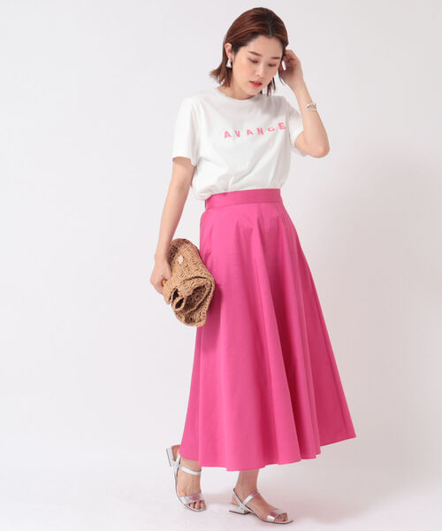 NOLLEY’S Sophi（ノーリーズソフィ）の「ロゴプリントTシャツ（Tシャツ/カットソー・レディース・ブラック/グリーン/ホワイト系その他4/ホワイト系その他5・38）」の22枚目の写真