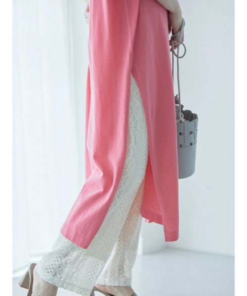 AMERICAN HOLIC(アメリカンホリック)の「サイドスリットニットワンピース(ワンピース・レディース・ブルー/ピンク/グレー系その他・M/L)」の11枚目の写真