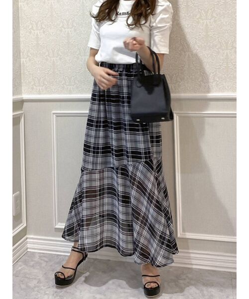 dazzlin（ダズリン）の「マルチウェイロングフレアスカート（スカート・レディース・アイボリー/グレー/ブラウン・FREE）」の18枚目の写真