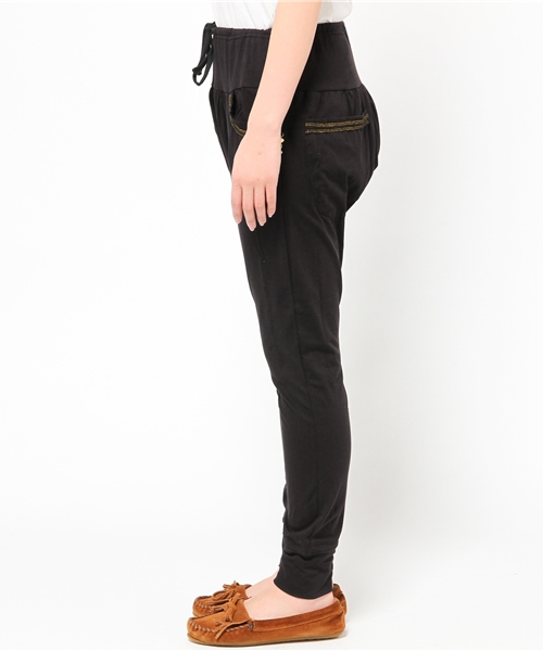 チャイハネ（チャイハネ）の「【チャイハネ】カットソーサルエルイージーパンツ（その他パンツ・レディース・イエロー/ブルー/ブラック/グリーン/ブラウン・FREE）」の7枚目の写真